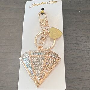 Jacqueline Kent Gold Diamond Key Holder